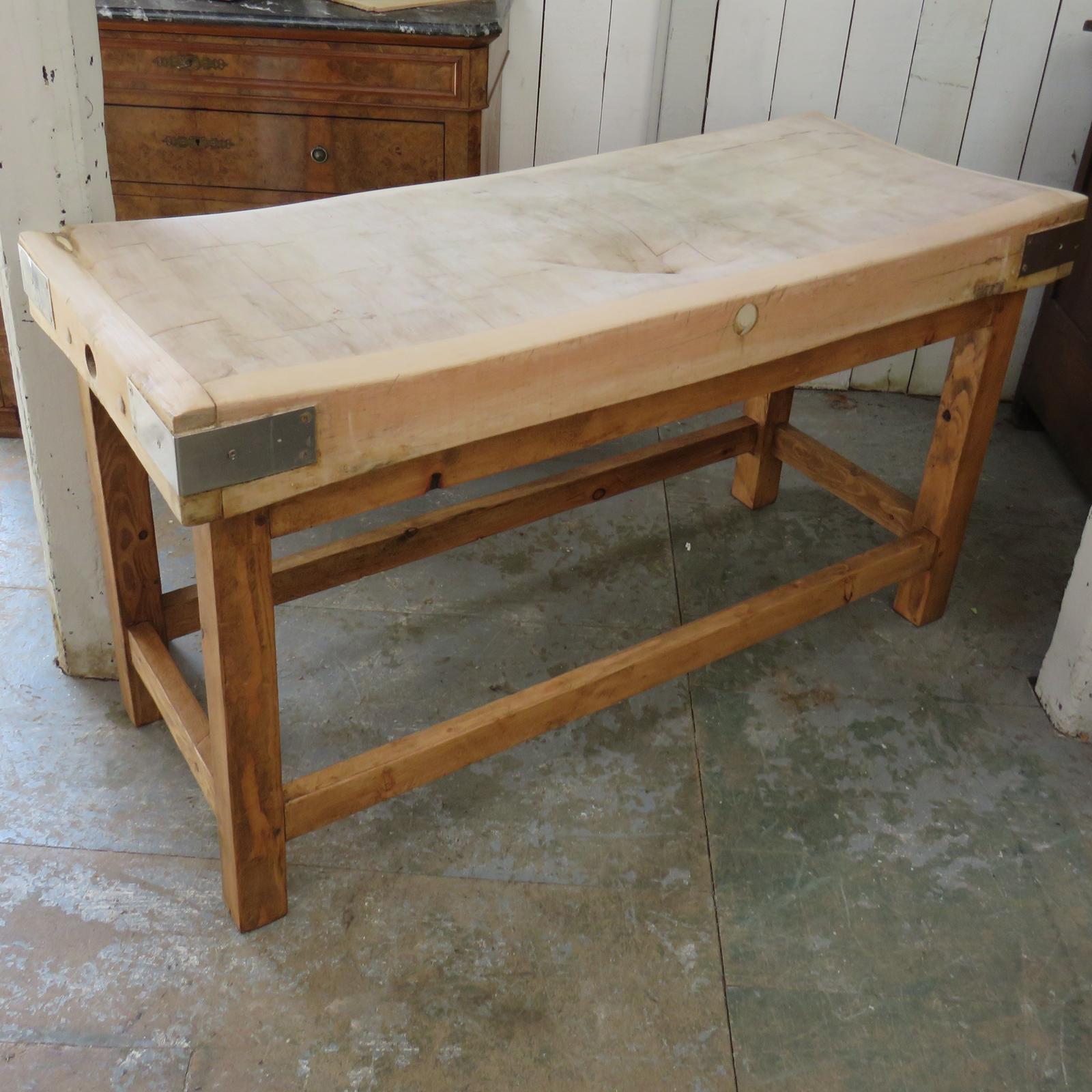 English Maple Butchers Block on Stand (1 of 10)