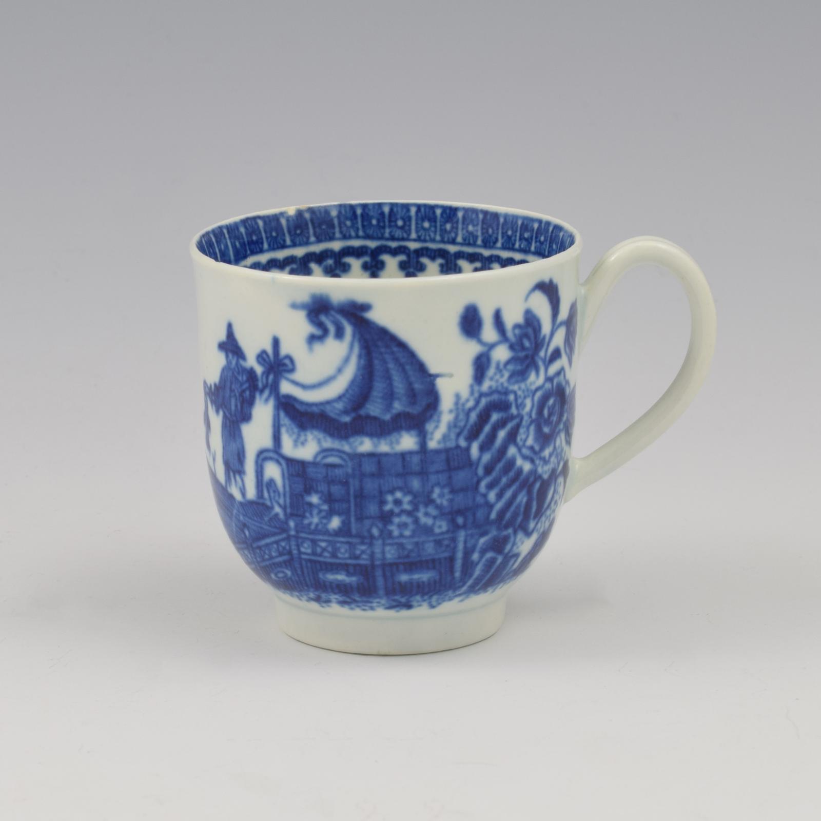 Dr Wall / First Period Worcester Porcelain Fisherman Coffee Cup c.1775 (1 of 10) Dr Wall / First Period Worcester Porcelain Fisherman Coffee Cup c.1775 (1 of 10)