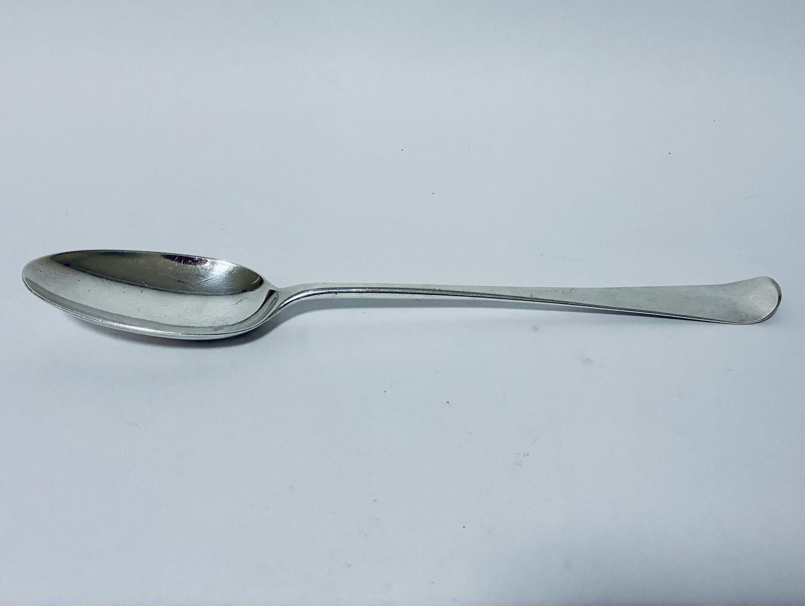Large 18th Century Silver Serving Spoon (1 of 9) Large 18th Century Silver Serving Spoon (1 of 9)