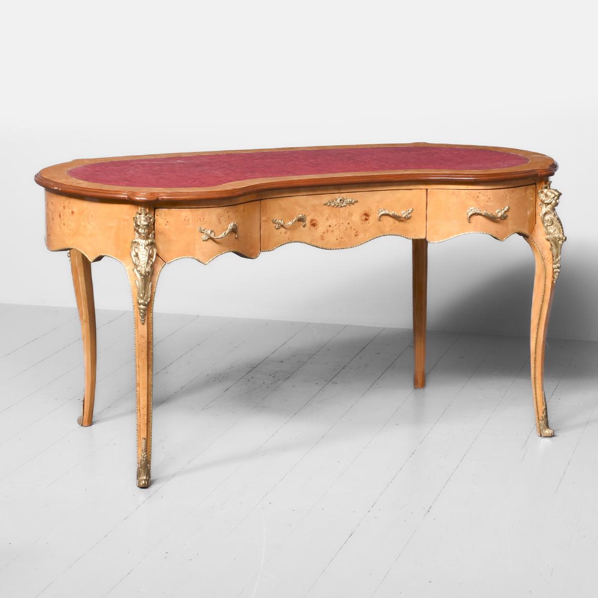 French Birdseye Maple Bureau Plat (1 of 9) French Birdseye Maple Bureau Plat (1 of 9)