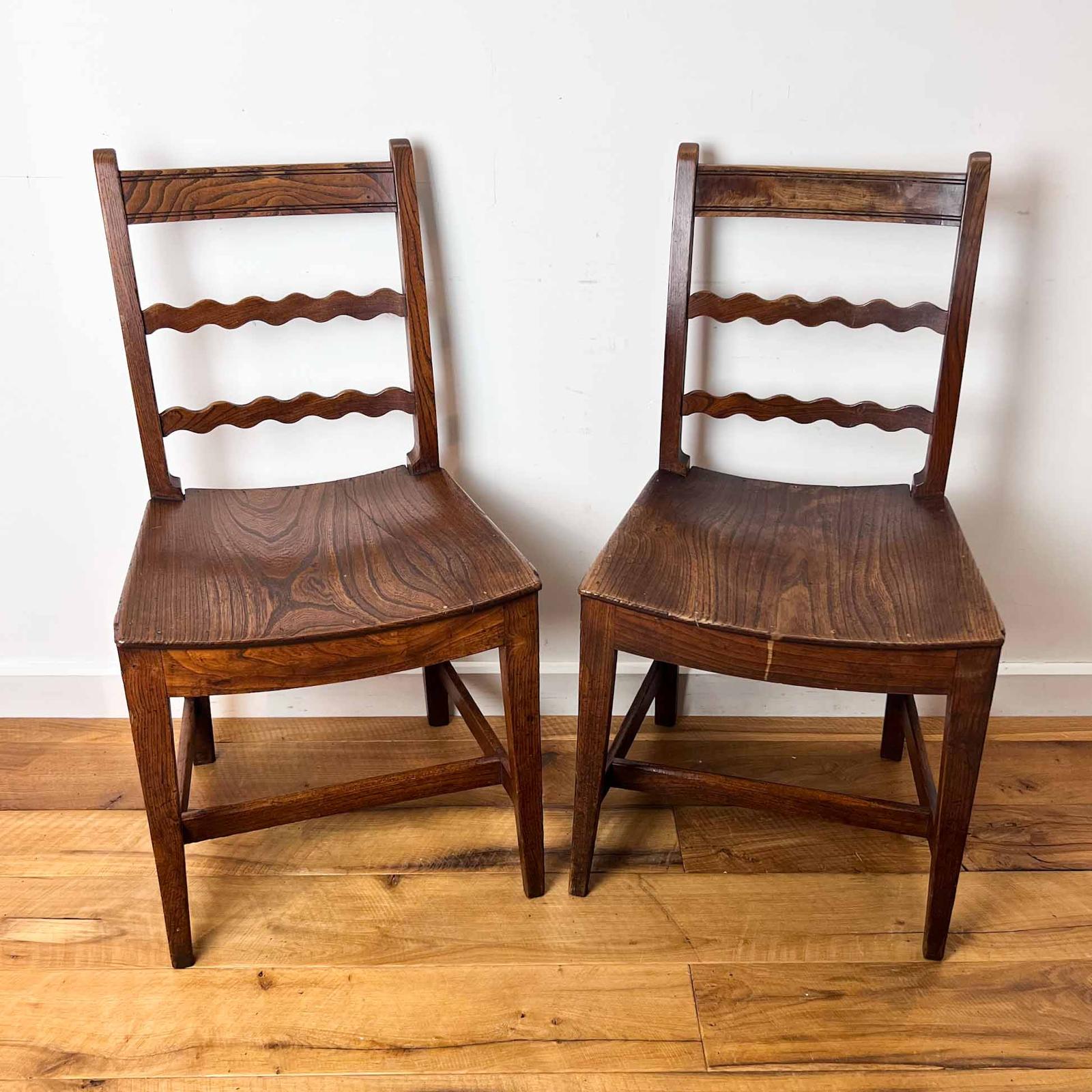 Pair of Vernacular Elm & Ash Chairs (1 of 15) Pair of Vernacular Elm & Ash Chairs (1 of 15)