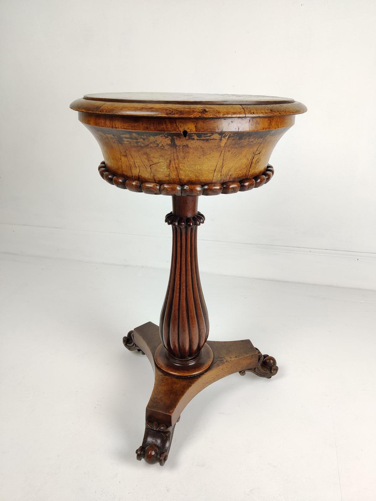 Regency Pollard Oak Teapoy (1 of 22) Regency Pollard Oak Teapoy (1 of 22)