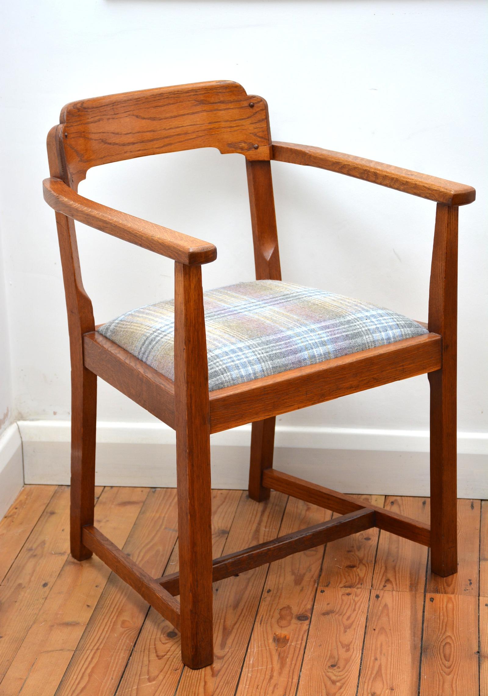 Arts & Crafts Desk Chair Restored Office Chair in Oak (1 of 13) Arts & Crafts Desk Chair Restored Office Chair in Oak (1 of 13)