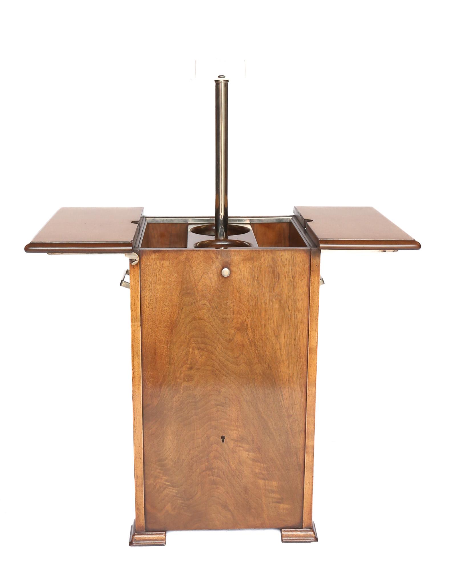 Art Deco Walnut  Elevette  Drinks Cabinet Circa 1930s (1 of 7)