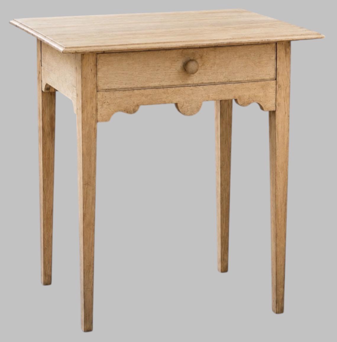 Attractive Mid 18th Century Bleached Oak Side Table (1 of 5) Attractive Mid 18th Century Bleached Oak Side Table (1 of 5)