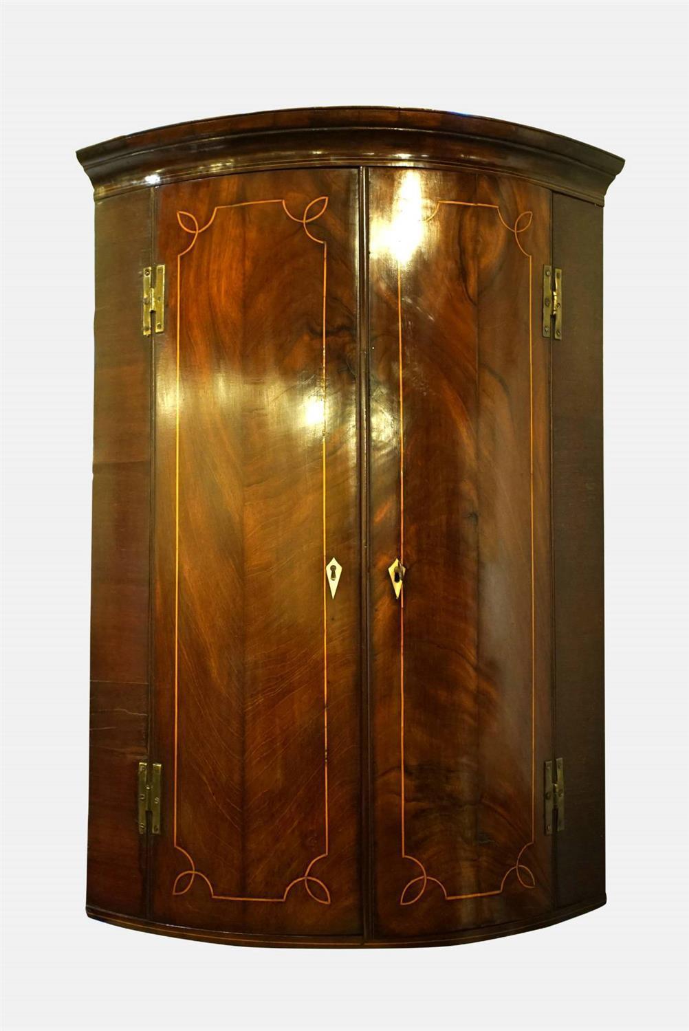 19th Century Mahogany Corner Cupboard (1 of 5) 19th Century Mahogany Corner Cupboard (1 of 5)