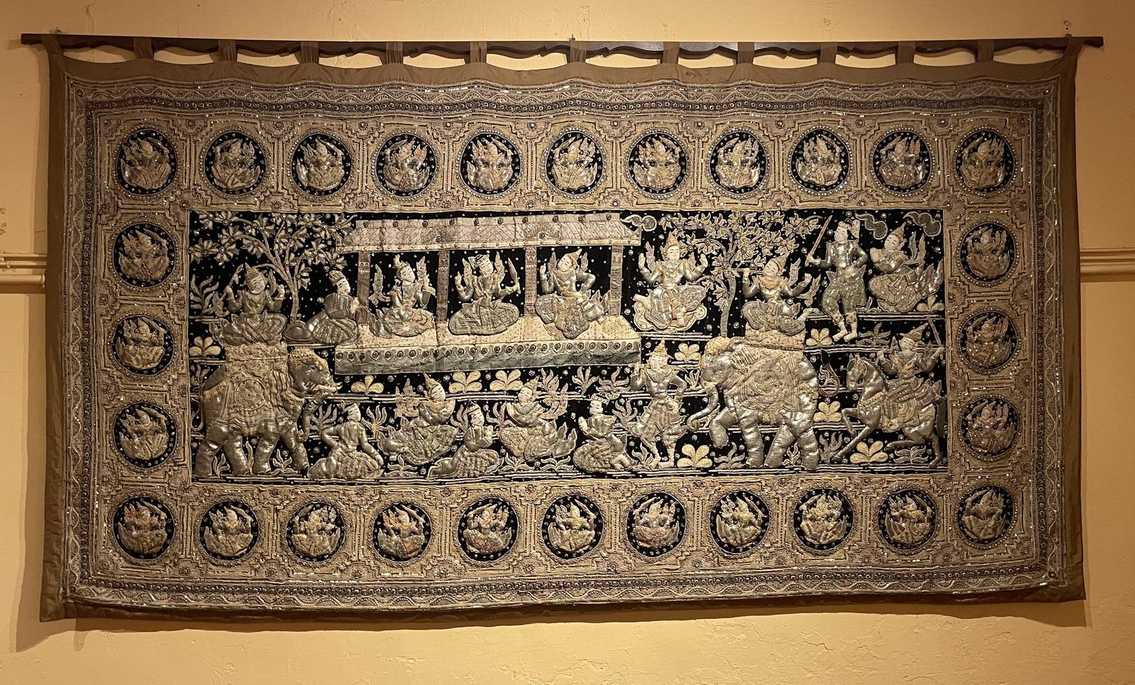 Large Embroidery Kingdom of Siam 19th Century (1 of 12)