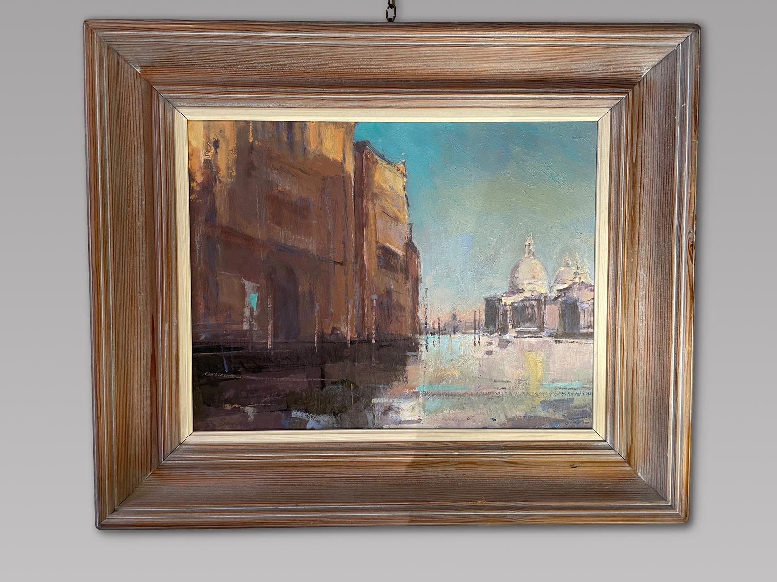 Christopher Daynes - Oil on Board - The Salute, Venice (1 of 2)