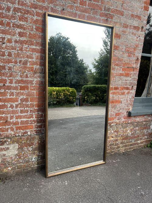 Wonderful Large Antique French 19th Century Carved Wood & Gesso Original Gilt Bistro Mirror (1 of 7)