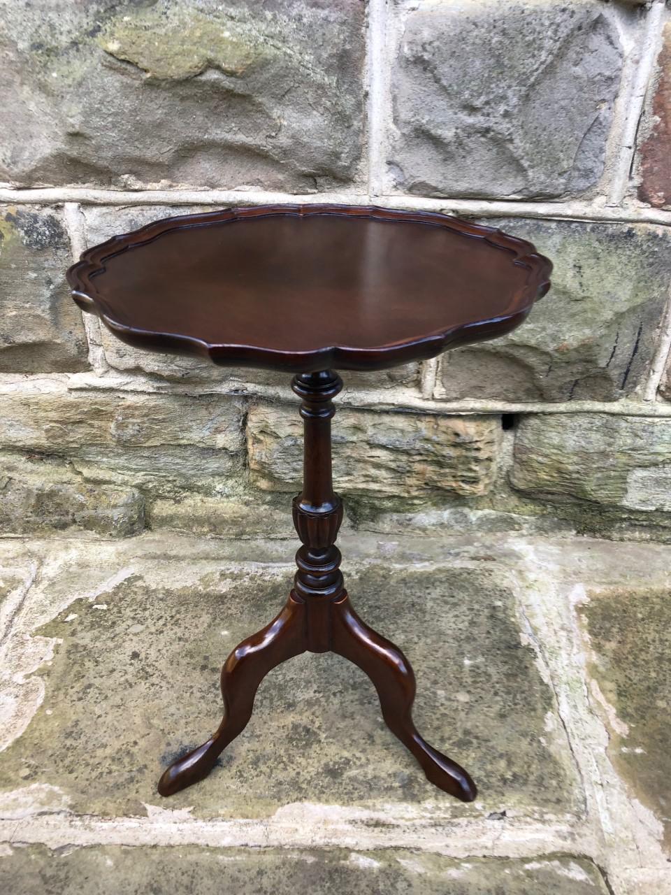 Antique Walnut Tripod Wine Table (1 of 4) Antique Walnut Tripod Wine Table (1 of 4)