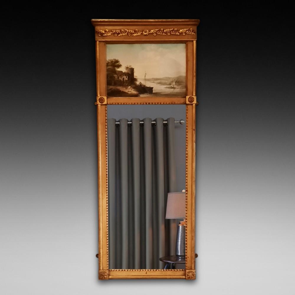 19th Century Gilt Composite Trumeau Mirror (1 of 5)