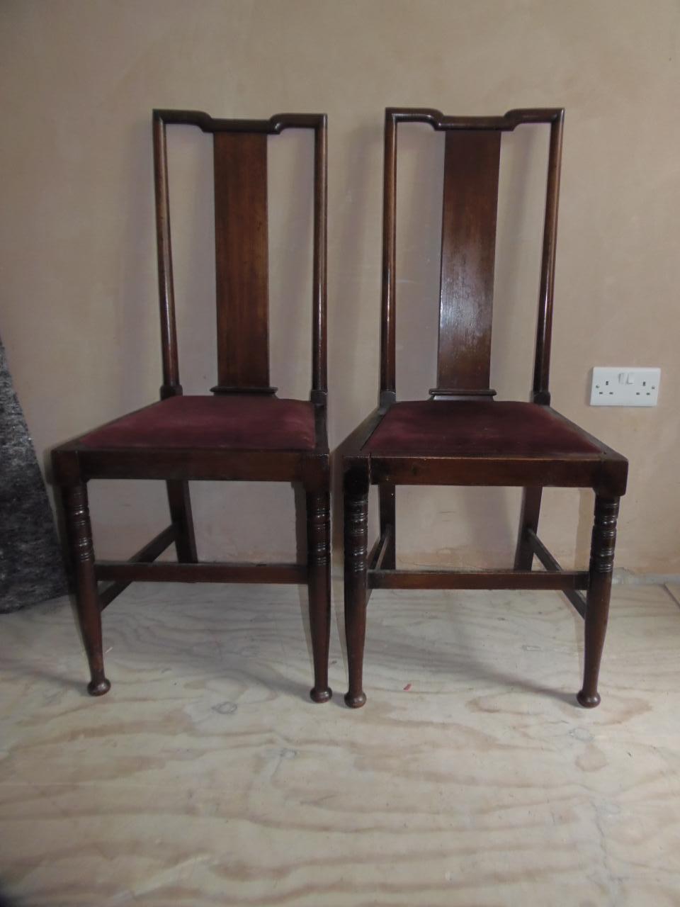 Pair of Arts & Crafts Chairs (1 of 8)
