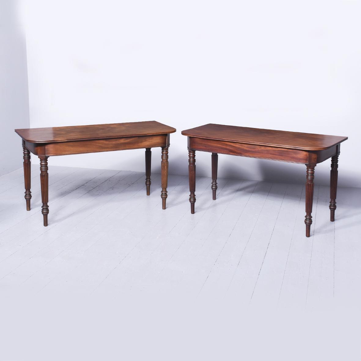 Pair of Gillow Style Side Tables (1 of 7) Pair of Gillow Style Side Tables (1 of 7)
