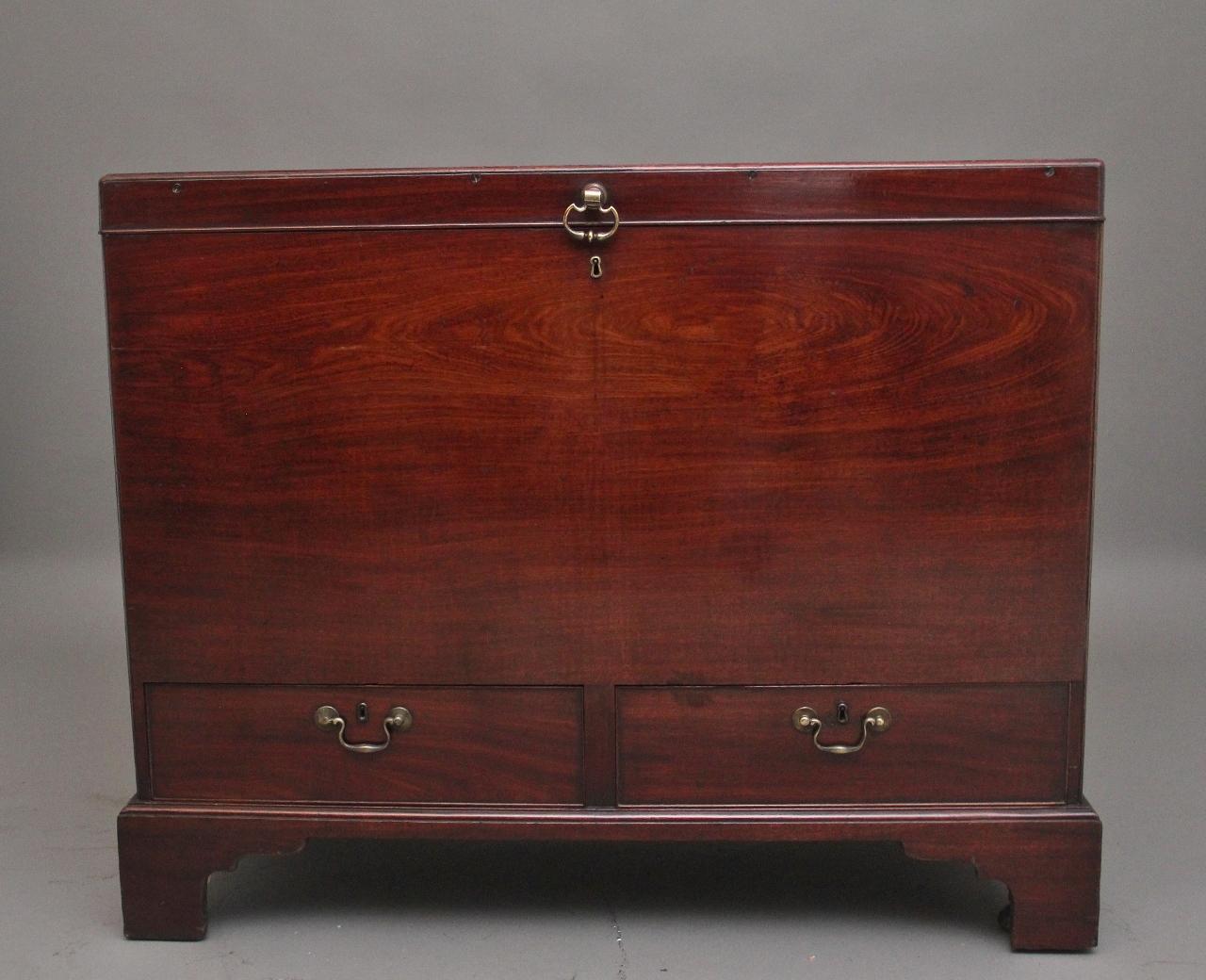 18th Century Mahogany Irish Silver Chest (1 of 13)