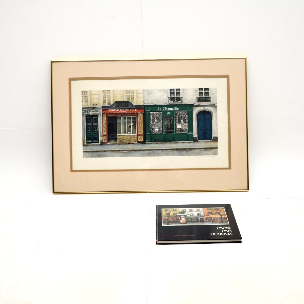 Original Signed Lithograph by Andre Renoux (1 of 8)