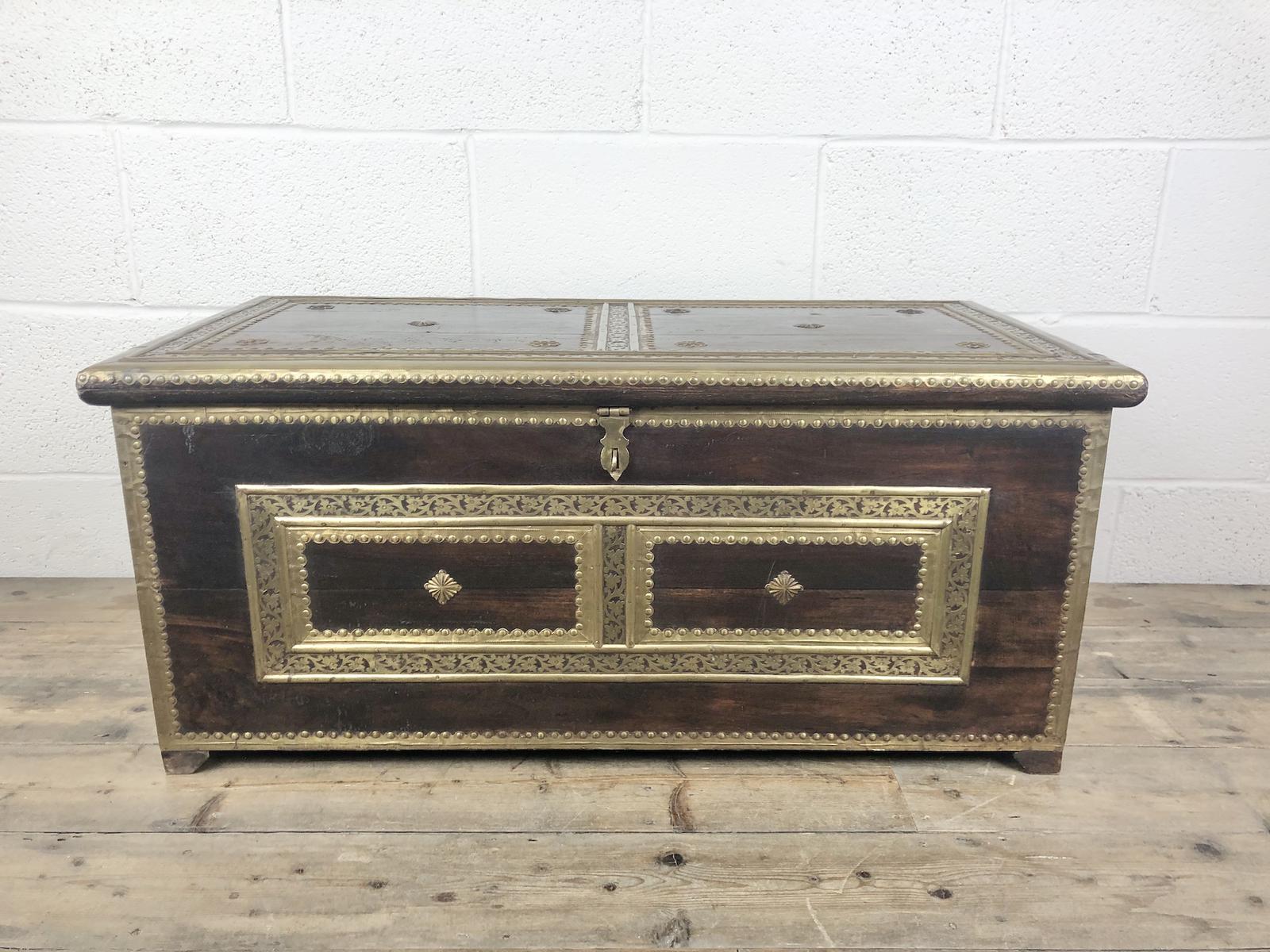 Middle Eastern Hardwood Blanket Box or Coffer (1 of 12) Middle Eastern Hardwood Blanket Box or Coffer (1 of 12)
