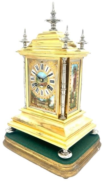 Antique French Gong Striking 8-day Mantel Clock - Sevres Panels c.1870 - Serviced by Family Friend July 2024 (1 of 11)