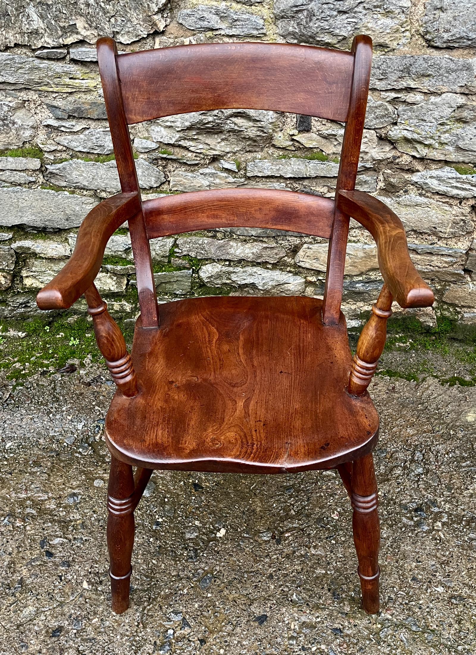 Antique Windsor Bar Back Carver Chair (1 of 14) Antique Windsor Bar Back Carver Chair (1 of 14)