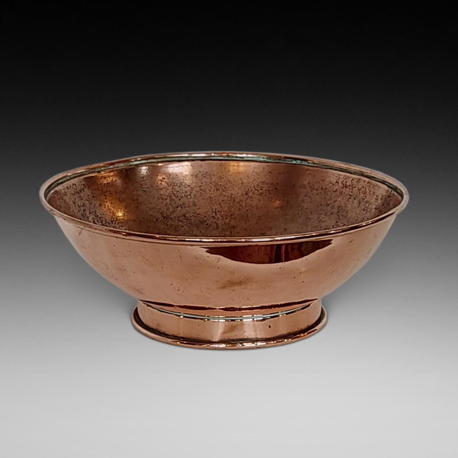 Victorian Copper Fruit Bowl (1 of 4)