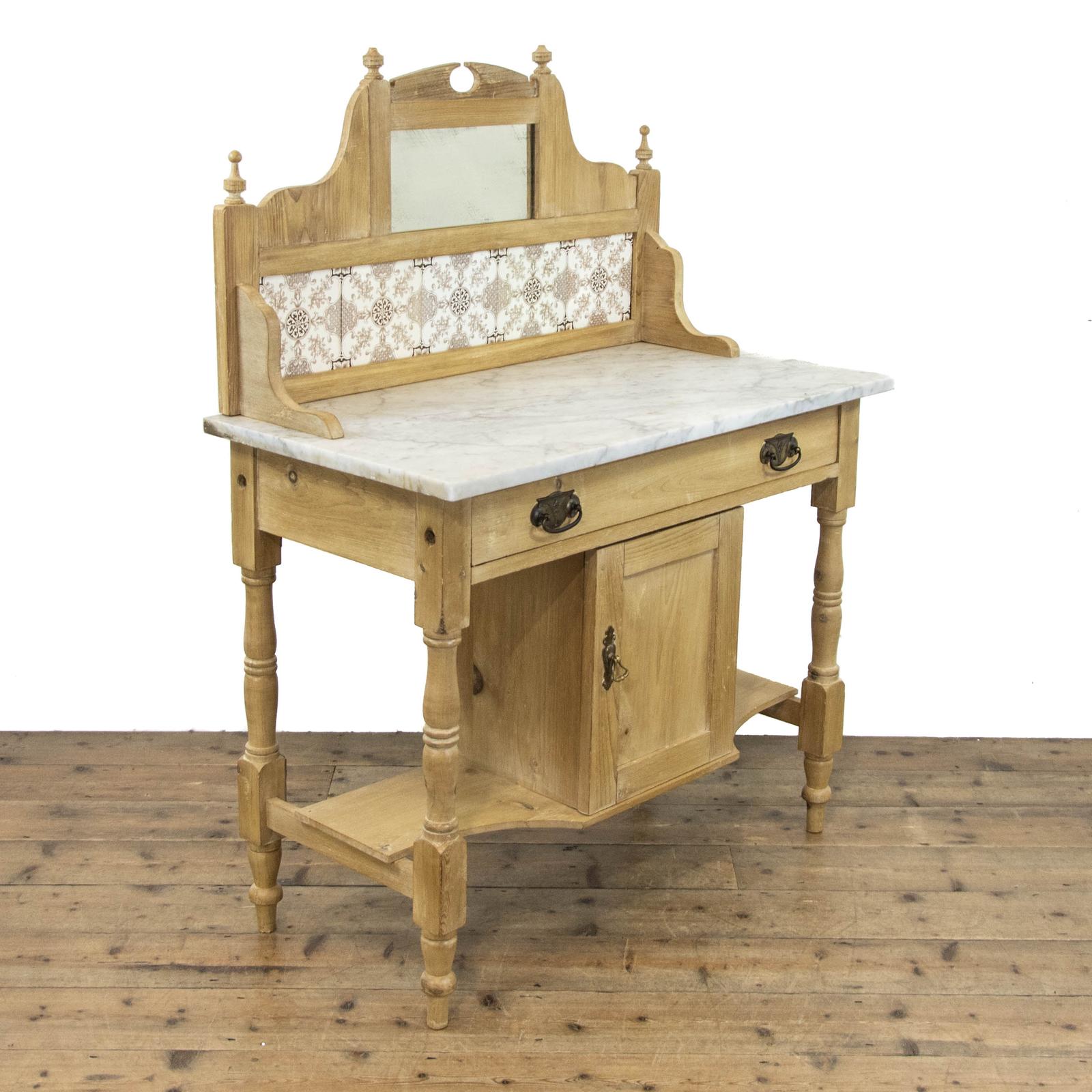 Antique Pine Washstand with Marble Top (1 of 11) Antique Pine Washstand with Marble Top (1 of 11)