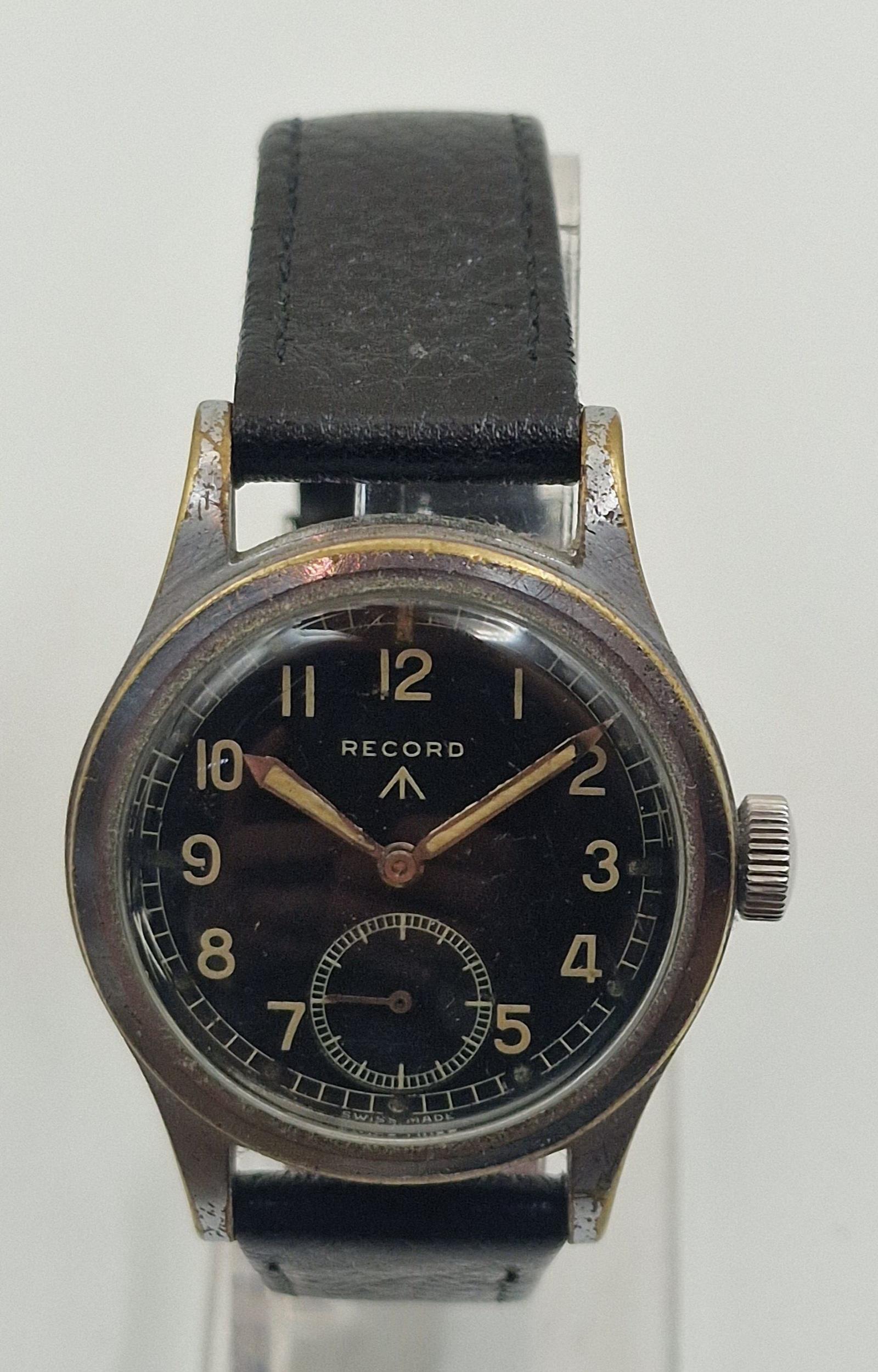 1945 Record Military Wristwatch (1 of 3) 1945 Record Military Wristwatch (1 of 3)