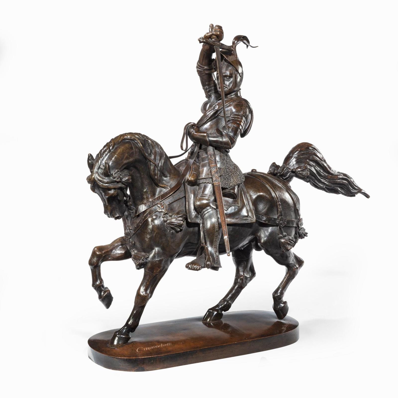 Italian Bronze Equestrian Sculpture of Emanuele Filiberto, Duke of Savoia, by Baron Carlo Marochetti (1 of 17)