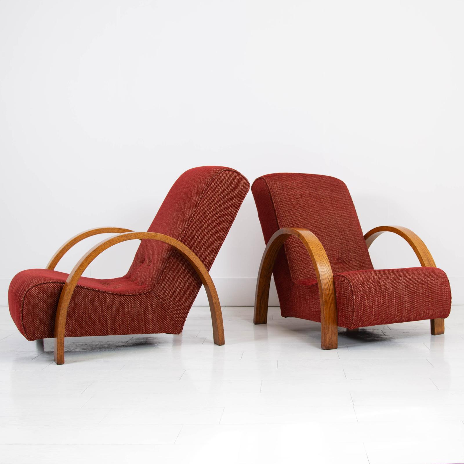 Heals Oak 1930s Art Deco Armchairs - We Have 2 (1 of 14) Heals Oak 1930s Art Deco Armchairs - We Have 2 (1 of 14)