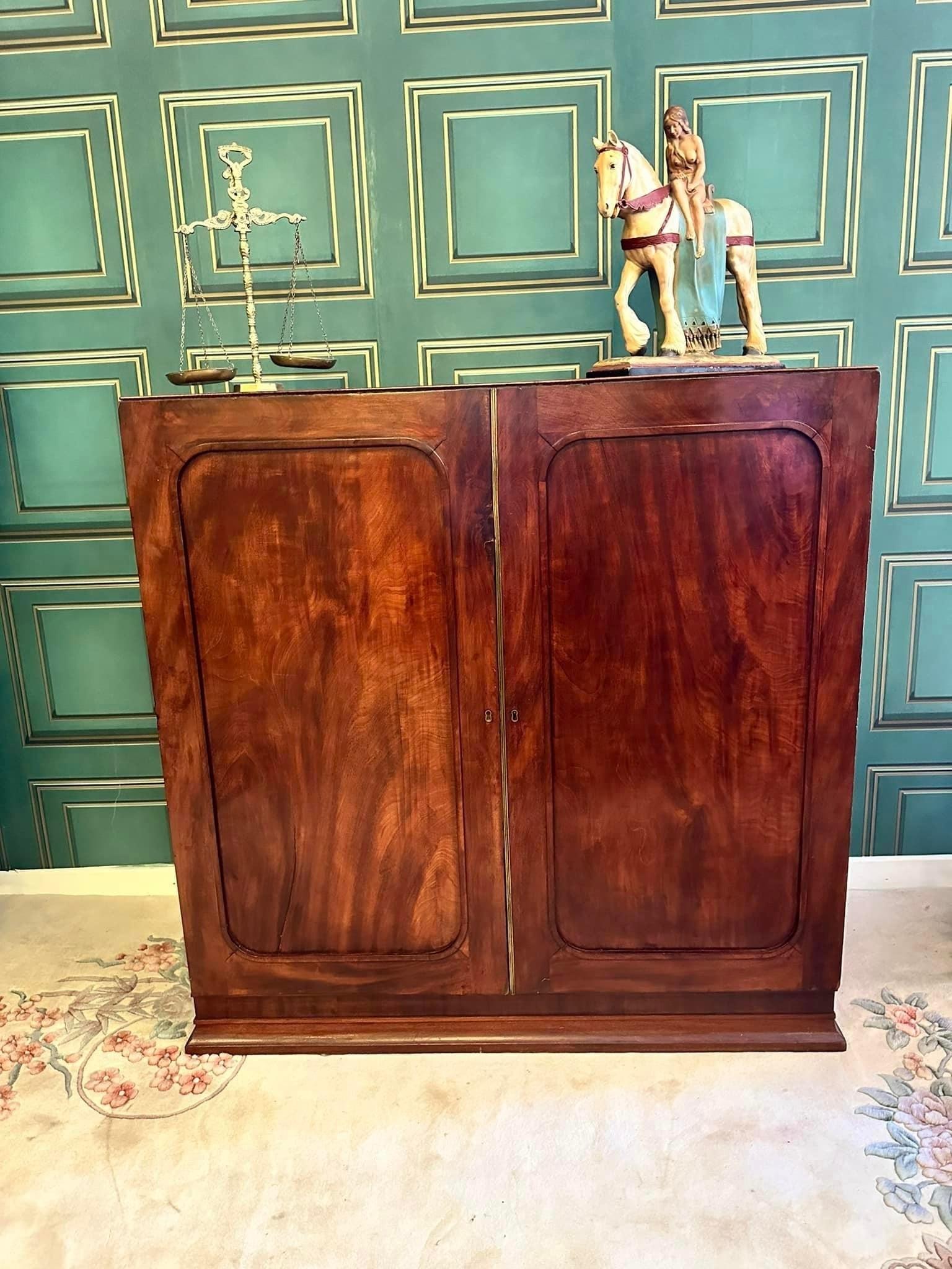 Victorian Two Door Mahogany Cabinet (1 of 14) Victorian Two Door Mahogany Cabinet (1 of 14)