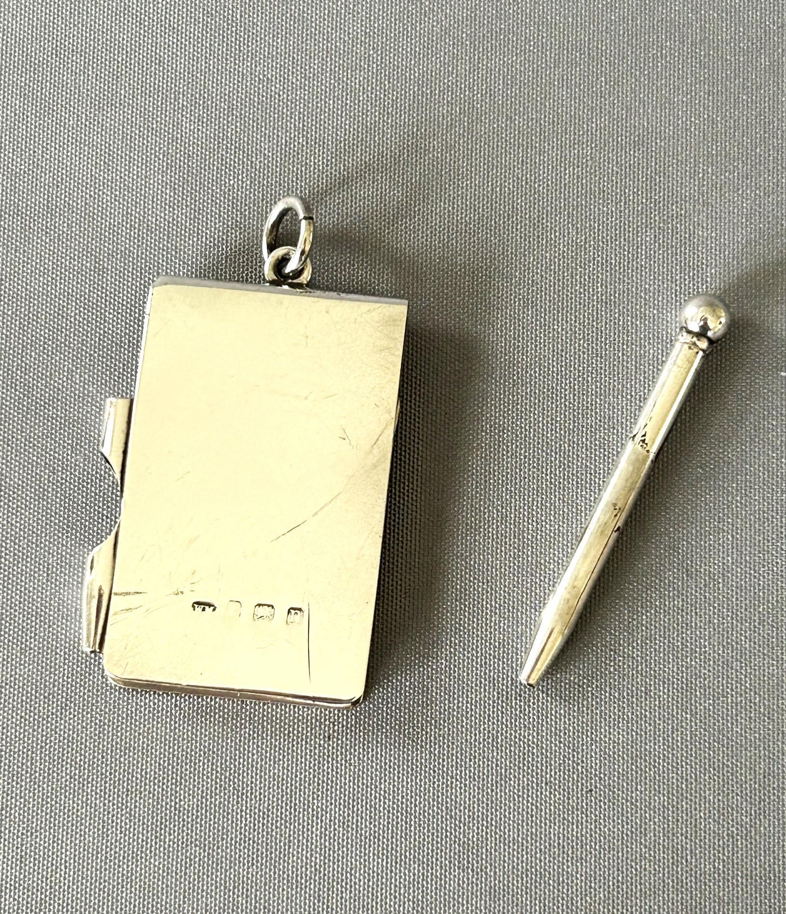Small Silver George V Notepad & Pencil (1 of 7)