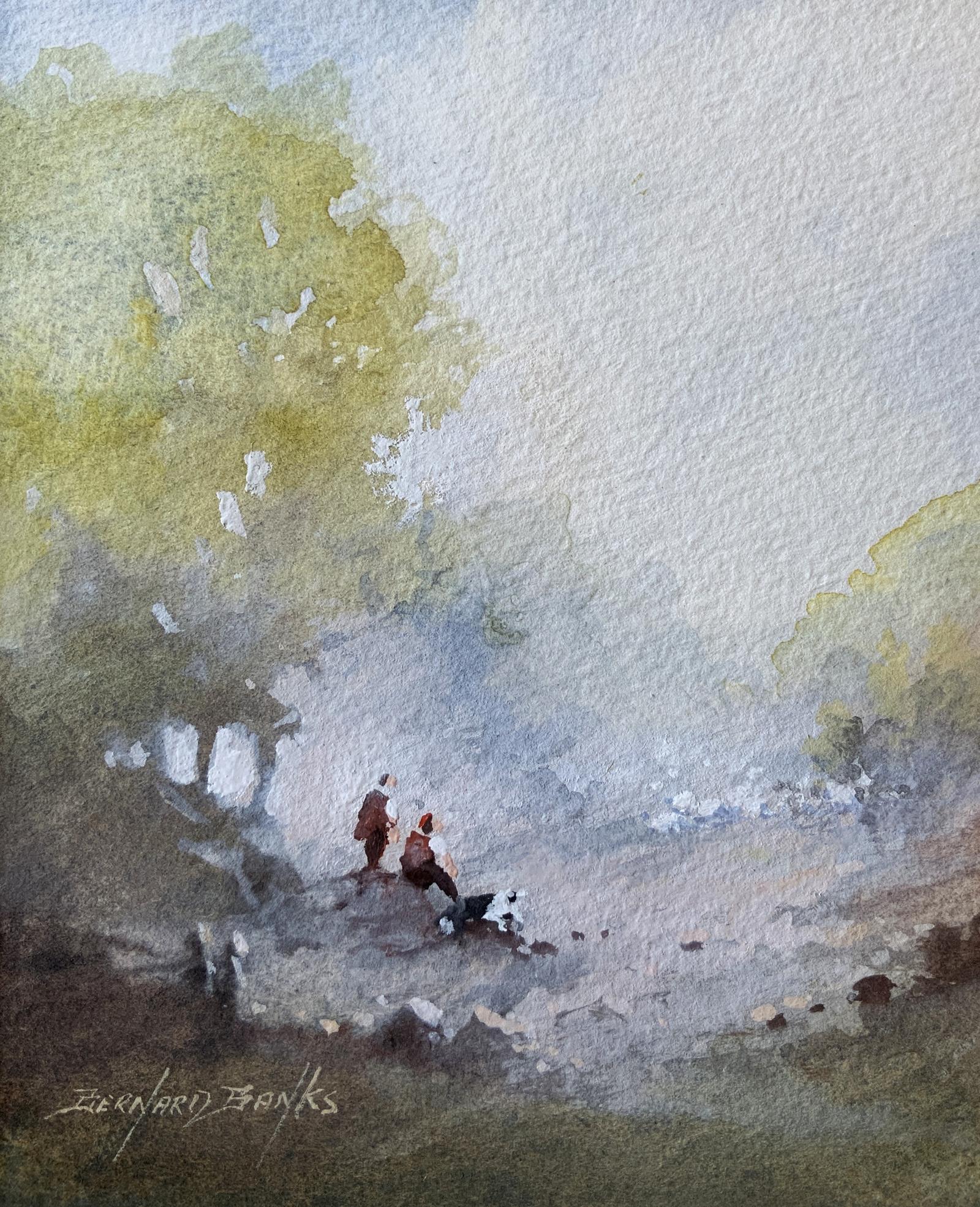Sheepdog Impressionist Farming Landscape Watercolour Painting (4of4) (1 of 8) Sheepdog Impressionist Farming Landscape Watercolour Painting (4of4) (1 of 8)
