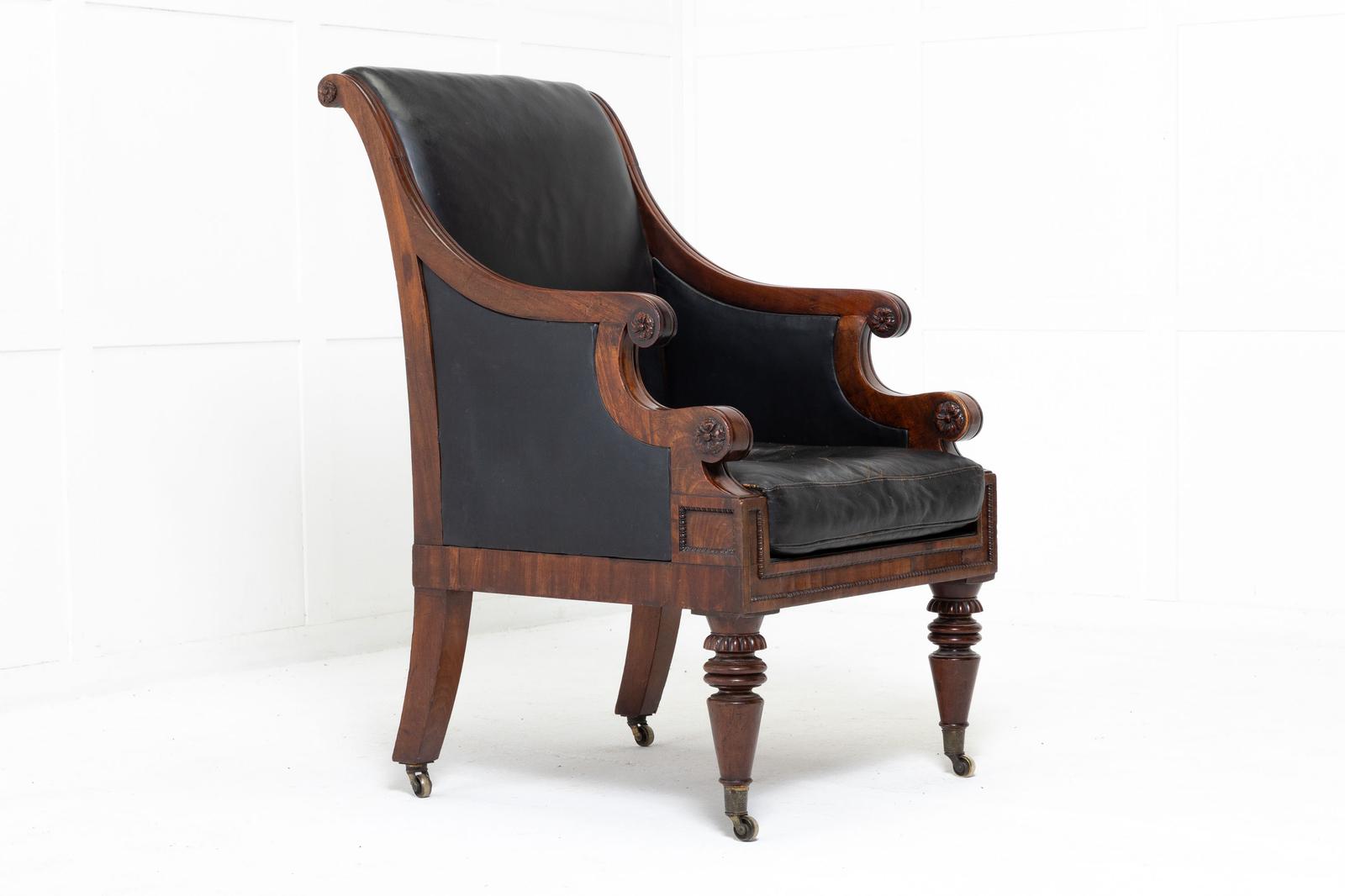 Early 19th Century English Mahogany Armchair (1 of 8)