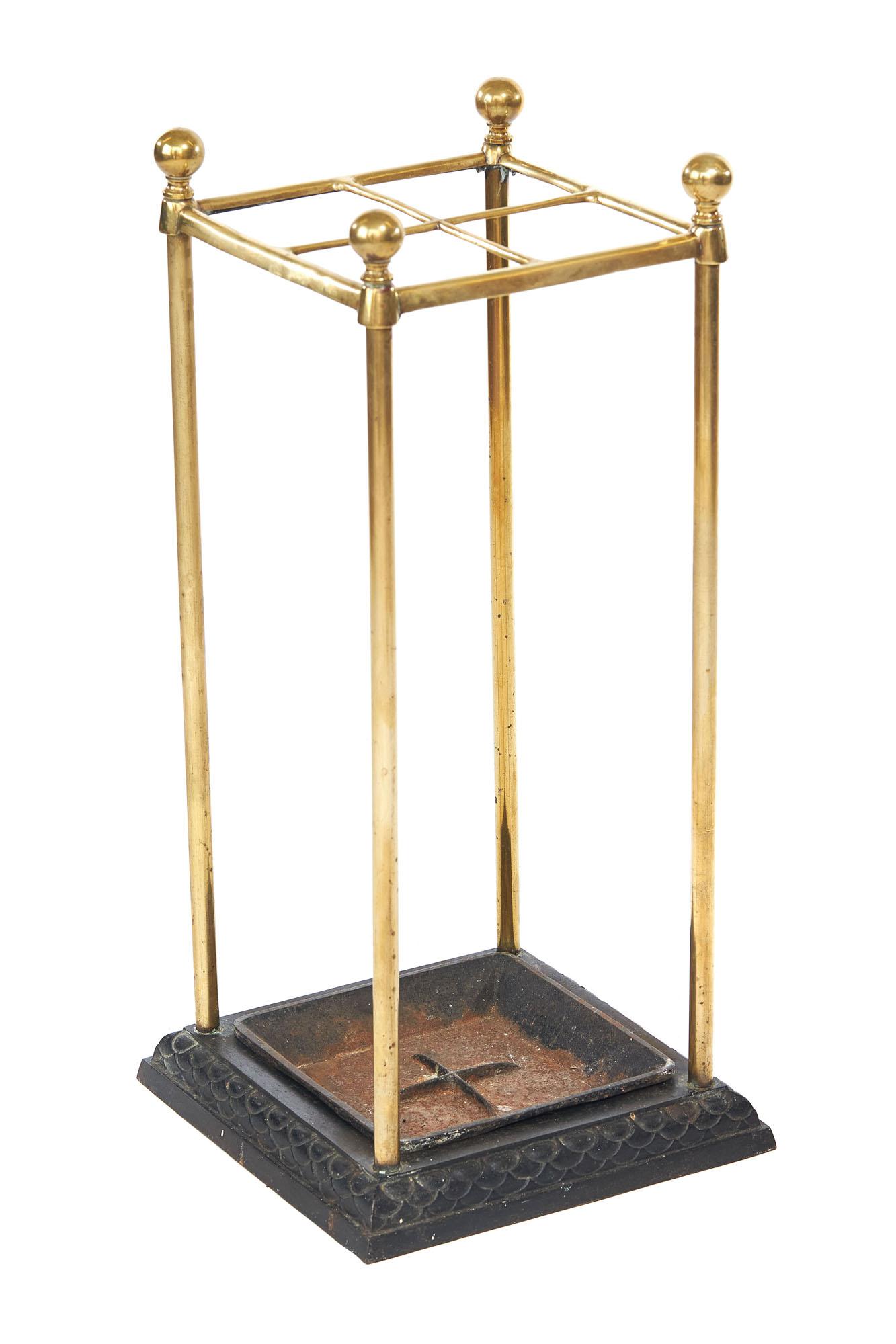Victorian Brass & Iron Umbrella / Stick Stand (1 of 4) Victorian Brass & Iron Umbrella / Stick Stand (1 of 4)
