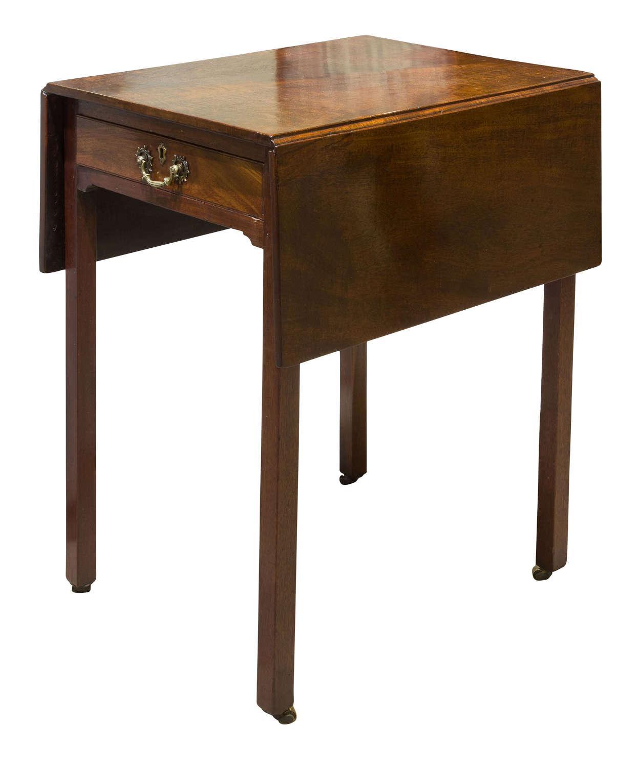 George III Mahogany Pembroke Table (1 of 1)