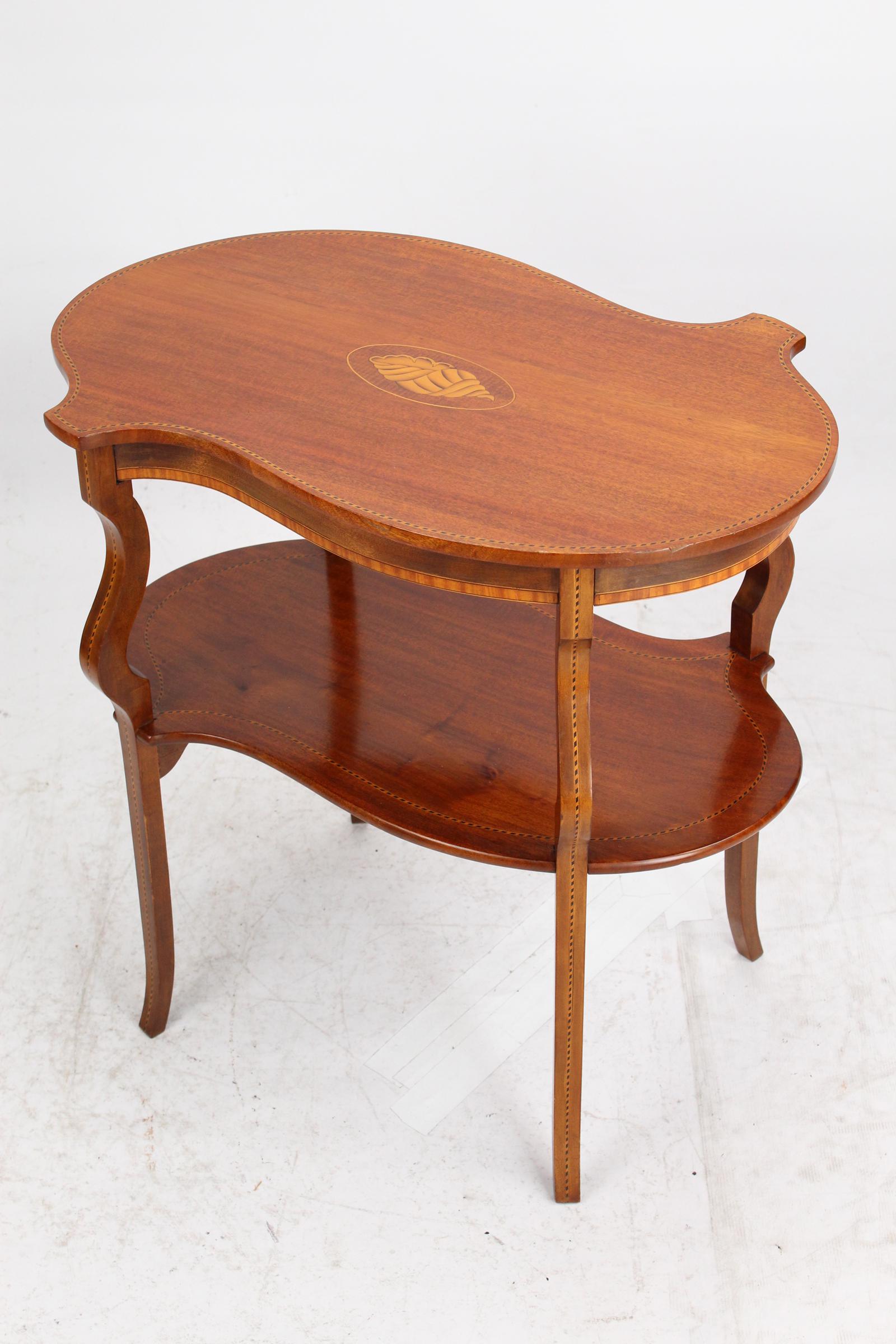 Edwardian Mahogany & Inlaid Side Table (1 of 13) Edwardian Mahogany & Inlaid Side Table (1 of 13)