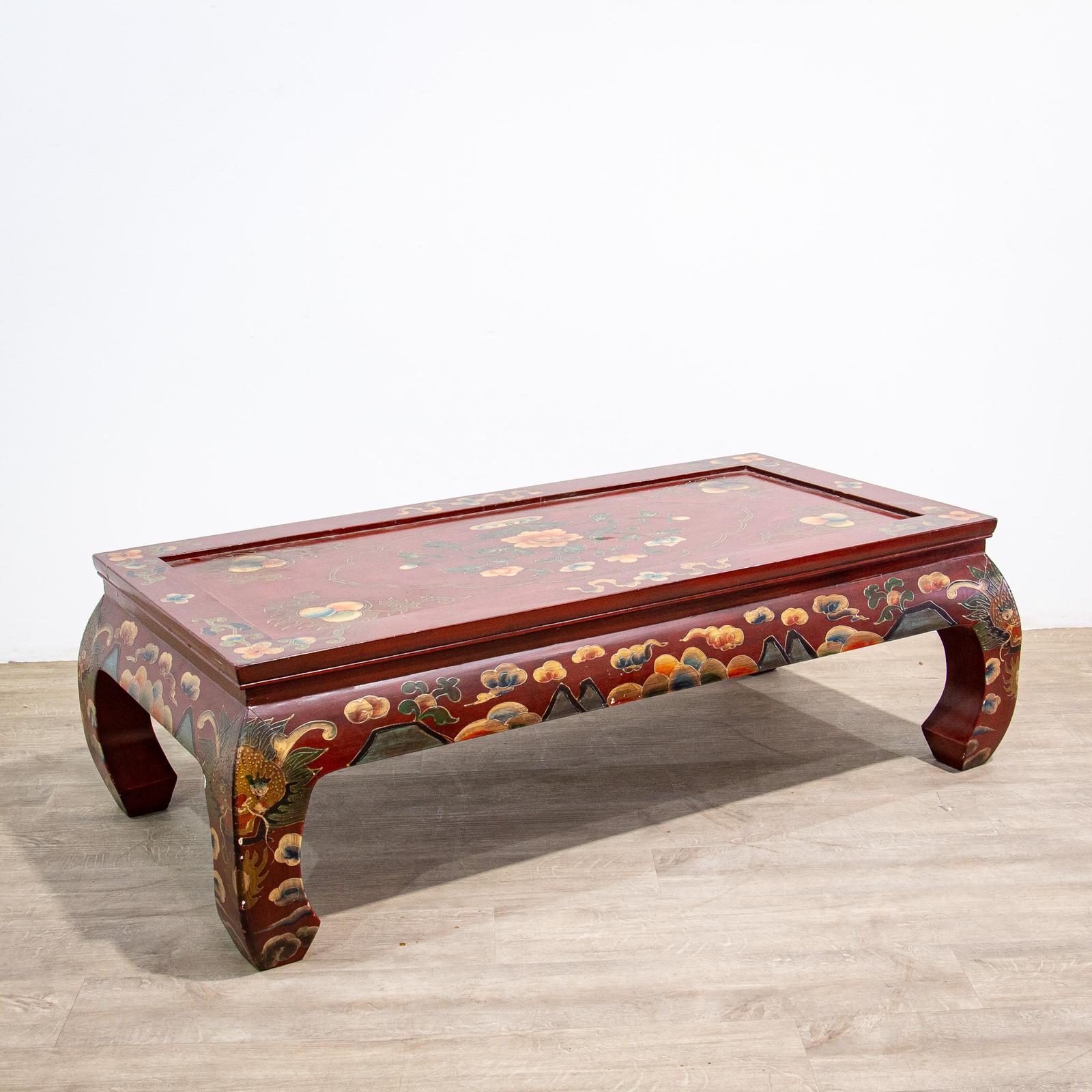 Chinoiserie Low Painted Opium Coffee Table (1 of 12)