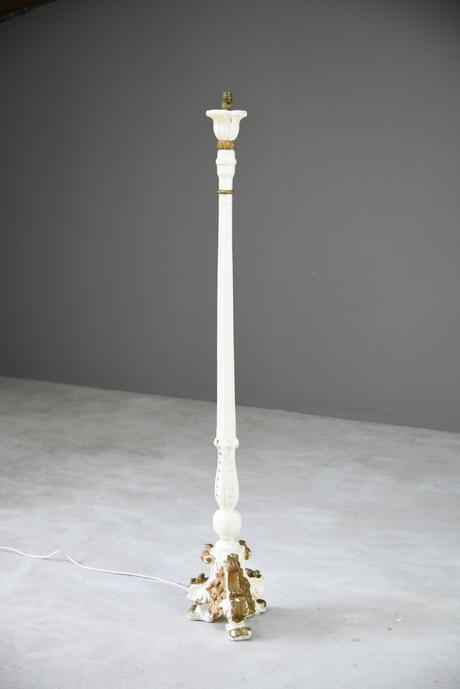 French Style Painted Standard Lamp (1 of 11)