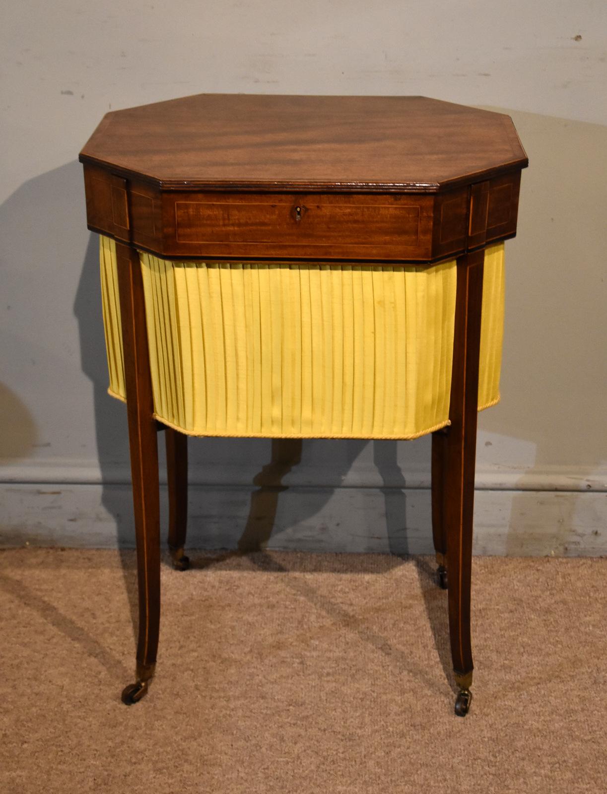 George III Mahogany Work Table (1 of 8) George III Mahogany Work Table (1 of 8)