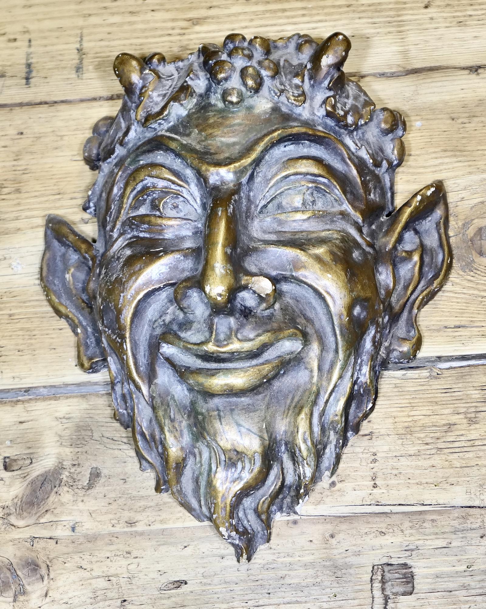 Gold Wall Mask of Bacchus (1 of 6)