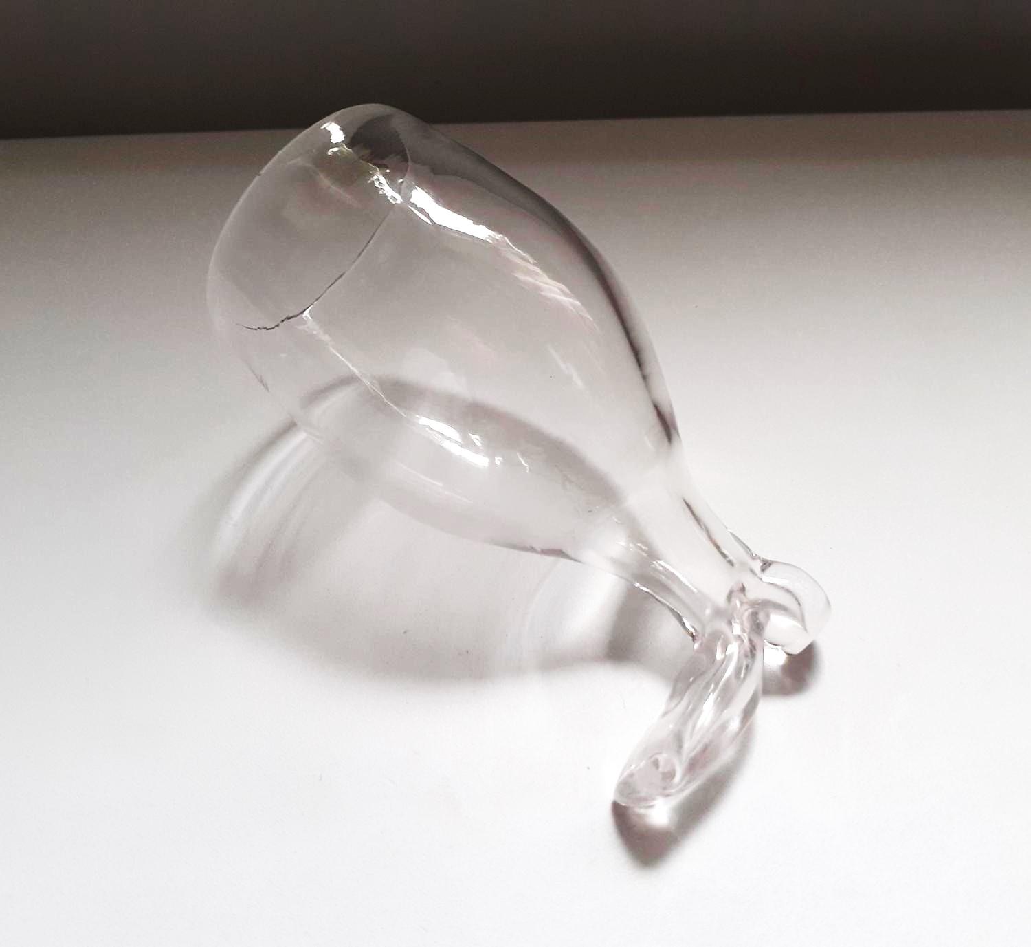 Early Victorian Novelty Glass Stirrup Cup (1 of 6)