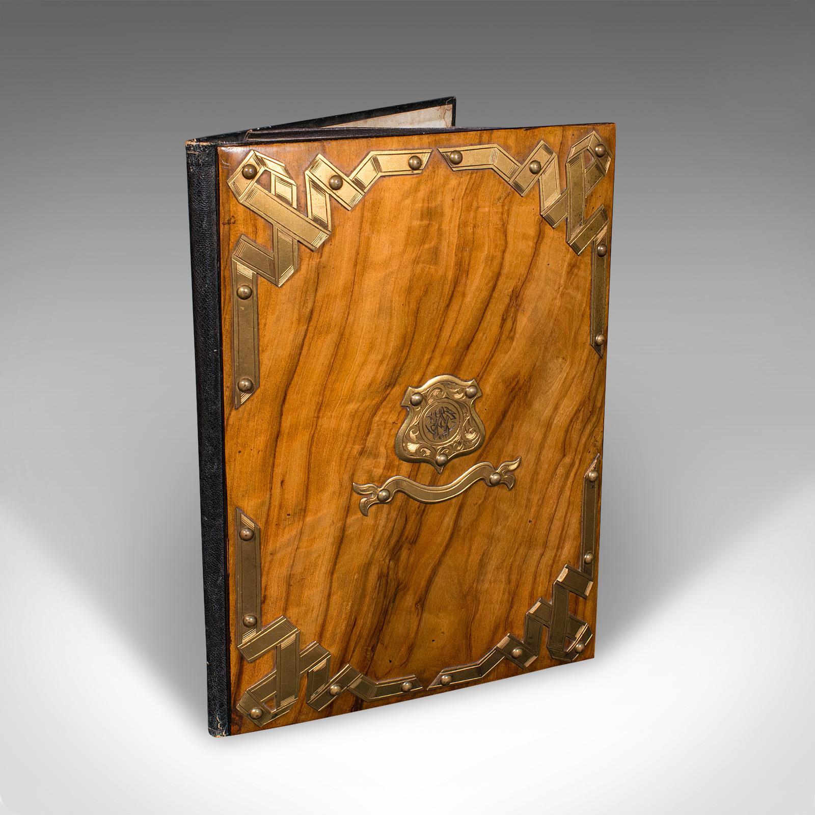 Antique Sommelier's Wine List Folio, French, Walnut, Document Sleeve c.1900 (1 of 8) Antique Sommelier's Wine List Folio, French, Walnut, Document Sleeve c.1900 (1 of 8)