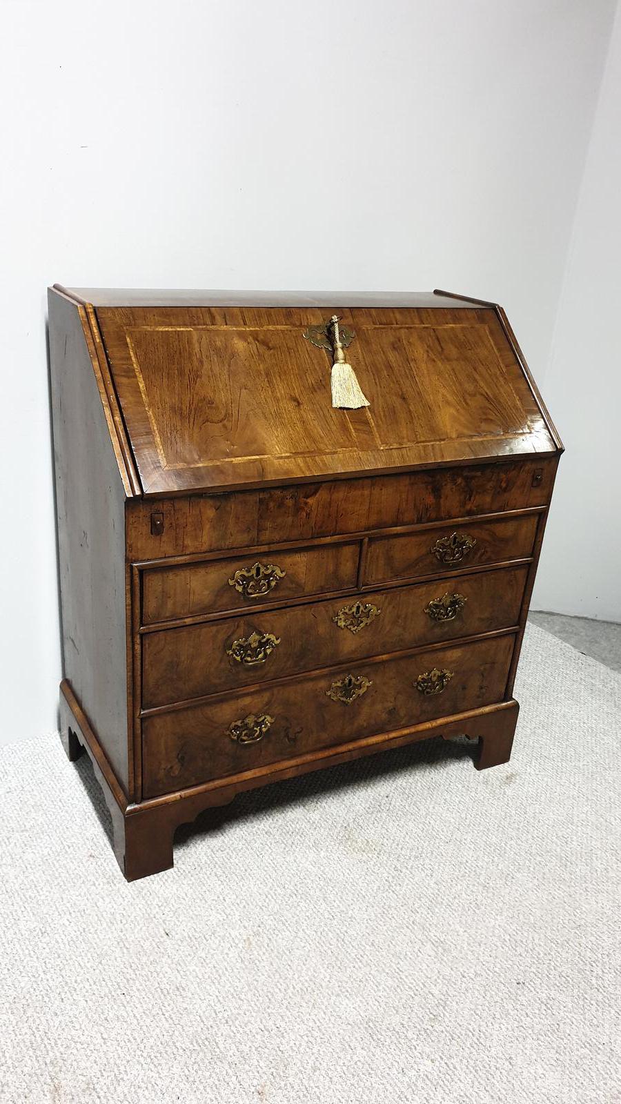 18th Century Walnut Bureau (1 of 1)