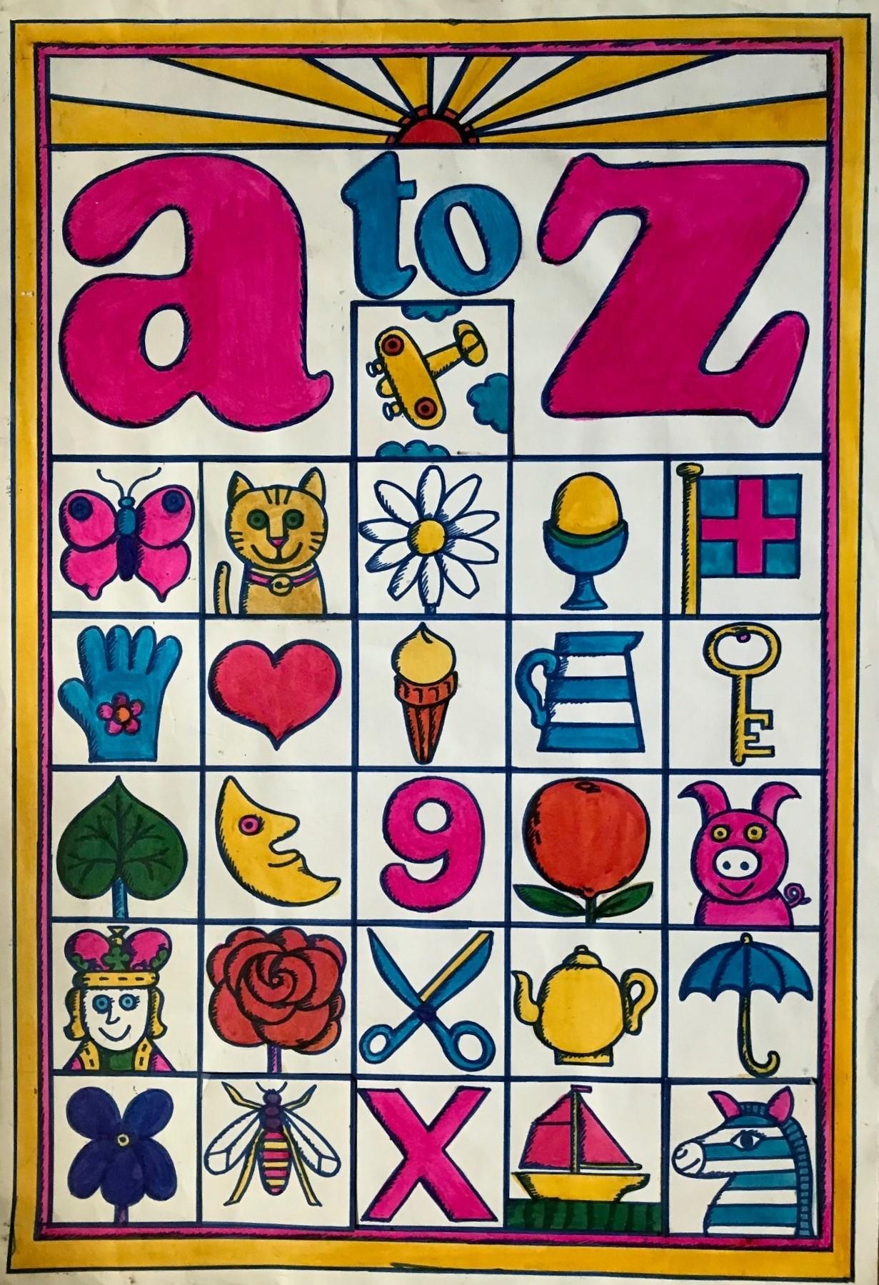 Original Watercolour Design for a 60s Children's Poster by William Belcher (1 of 1)