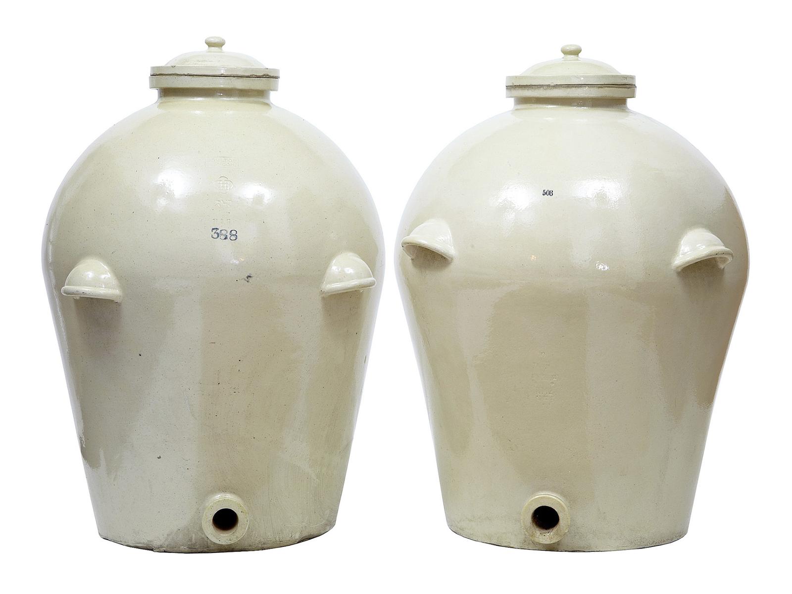 Pair of Massive Doulton of London Rms Shipping Stoneware Alcohol Jars (1 of 7)
