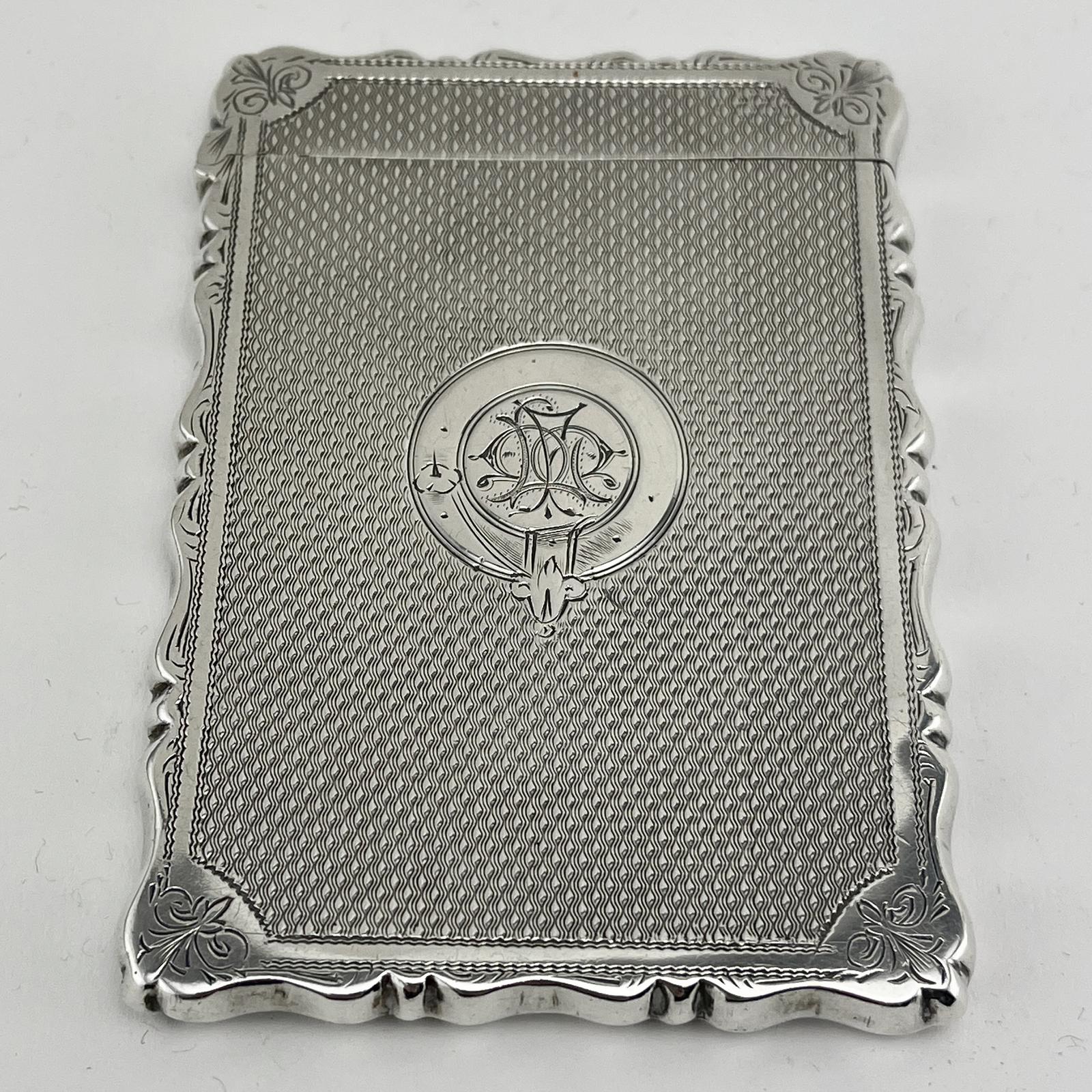 Victorian Sterling Silver Visiting Card Case (1 of 6) Victorian Sterling Silver Visiting Card Case (1 of 6)