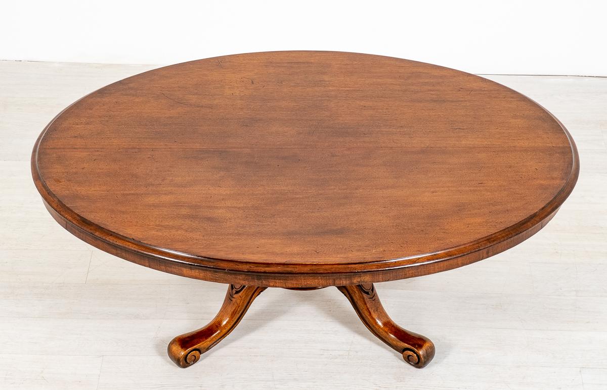 Large Victorian Mahogany Oval Coffee Table (1 of 7) Large Victorian Mahogany Oval Coffee Table (1 of 7)