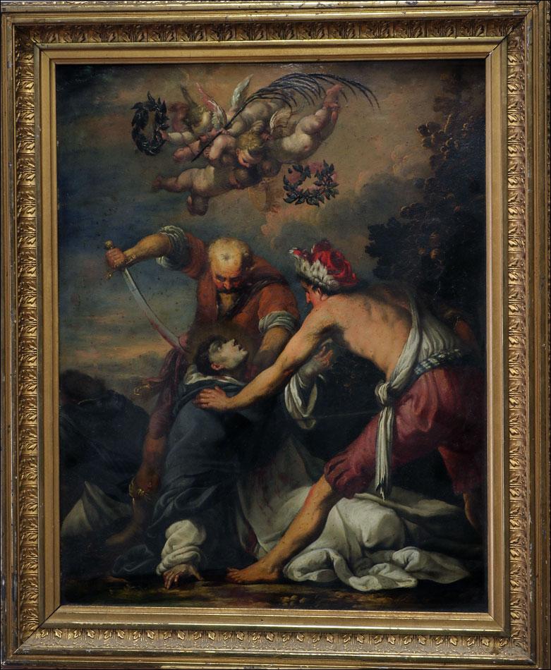 Antique Oil on Copper - Saint Peter of Verona - Neapolitan Italian School ca.1650 (1 of 6)