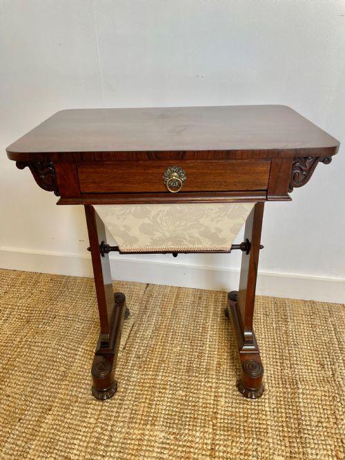 19th Century  Work Table / Sewing Table / Lamp Table (1 of 15)