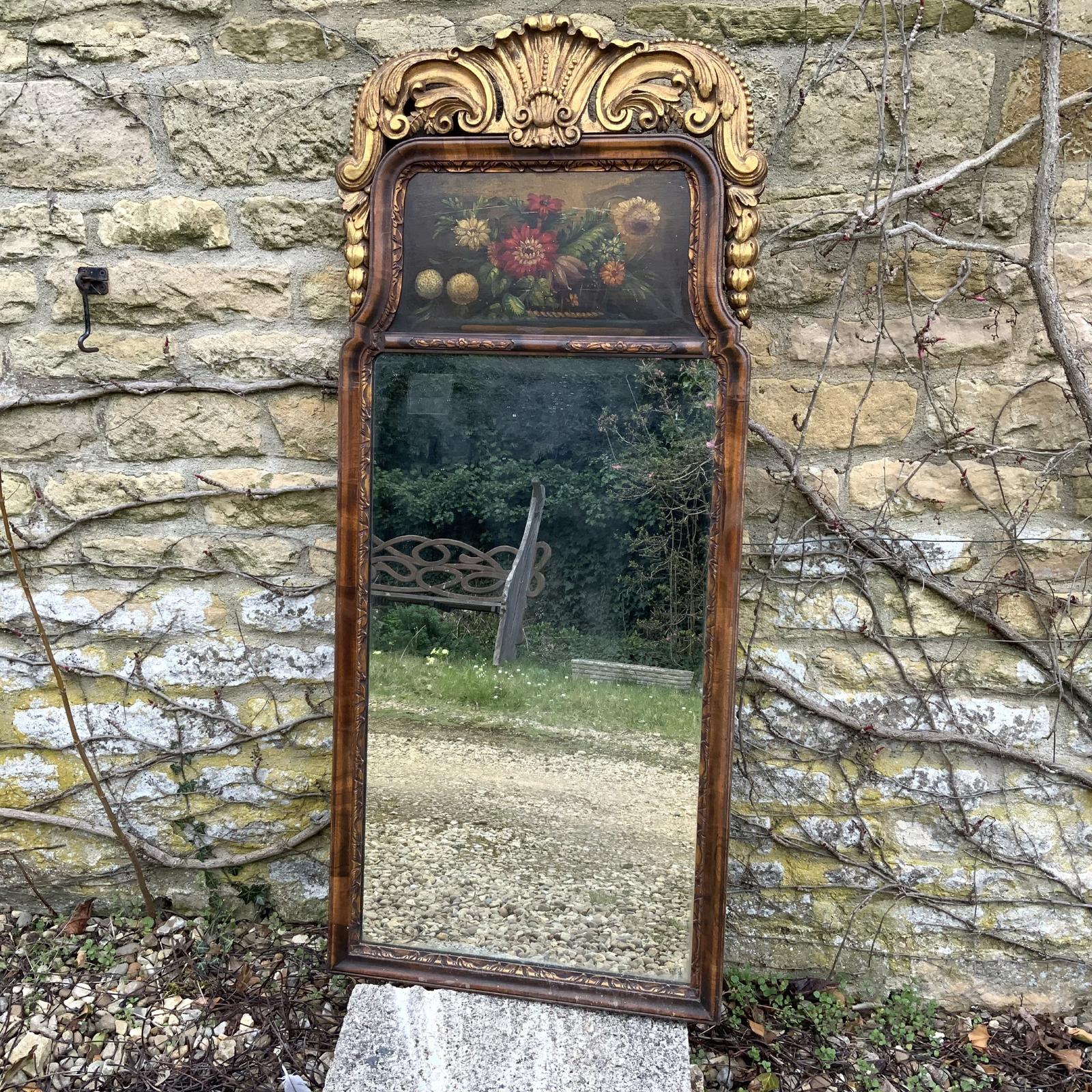 Late 19th Century Trumeau Mirror (1 of 4)