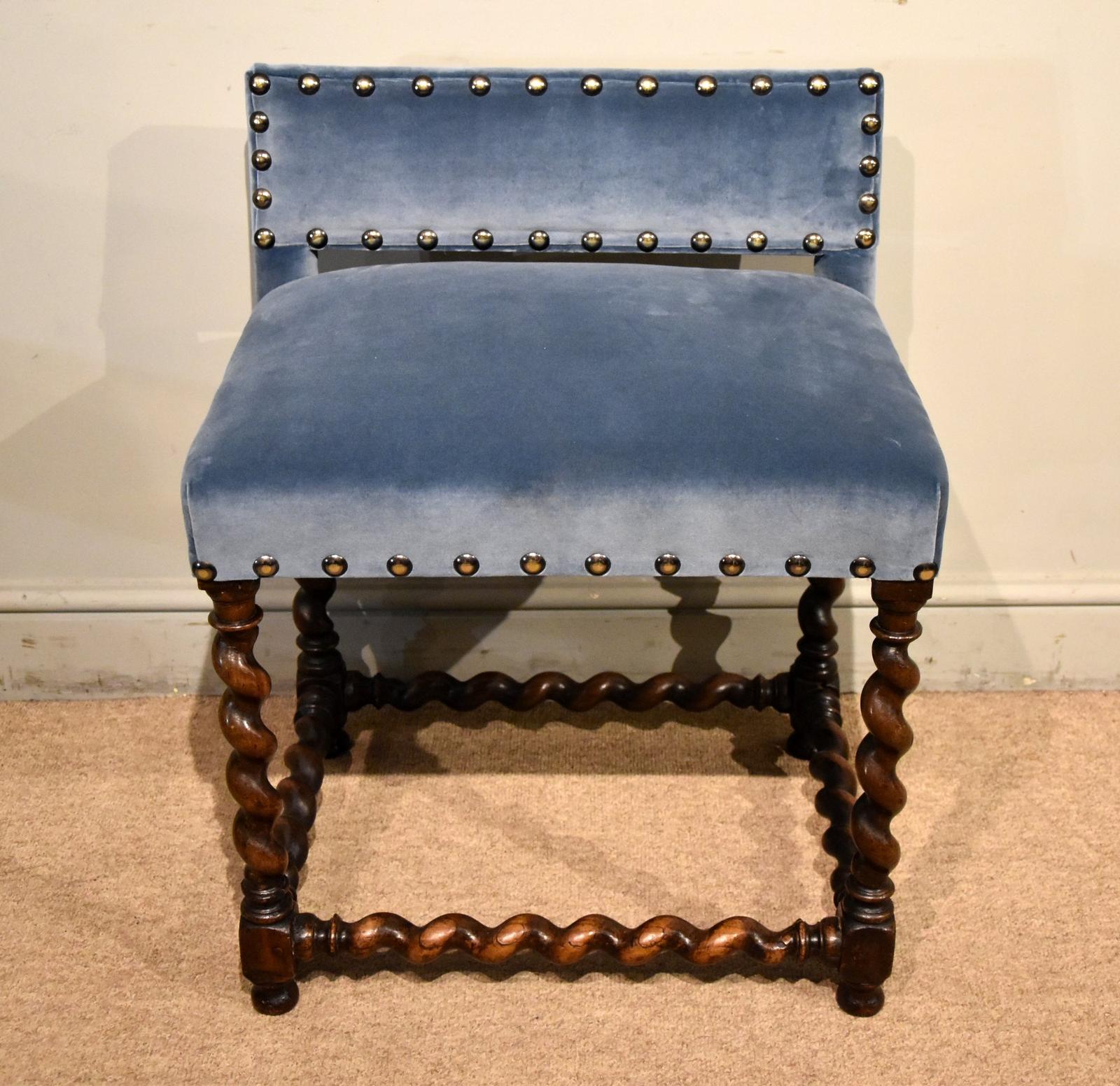 Charles II Walnut Back Stool (1 of 6) Charles II Walnut Back Stool (1 of 6)