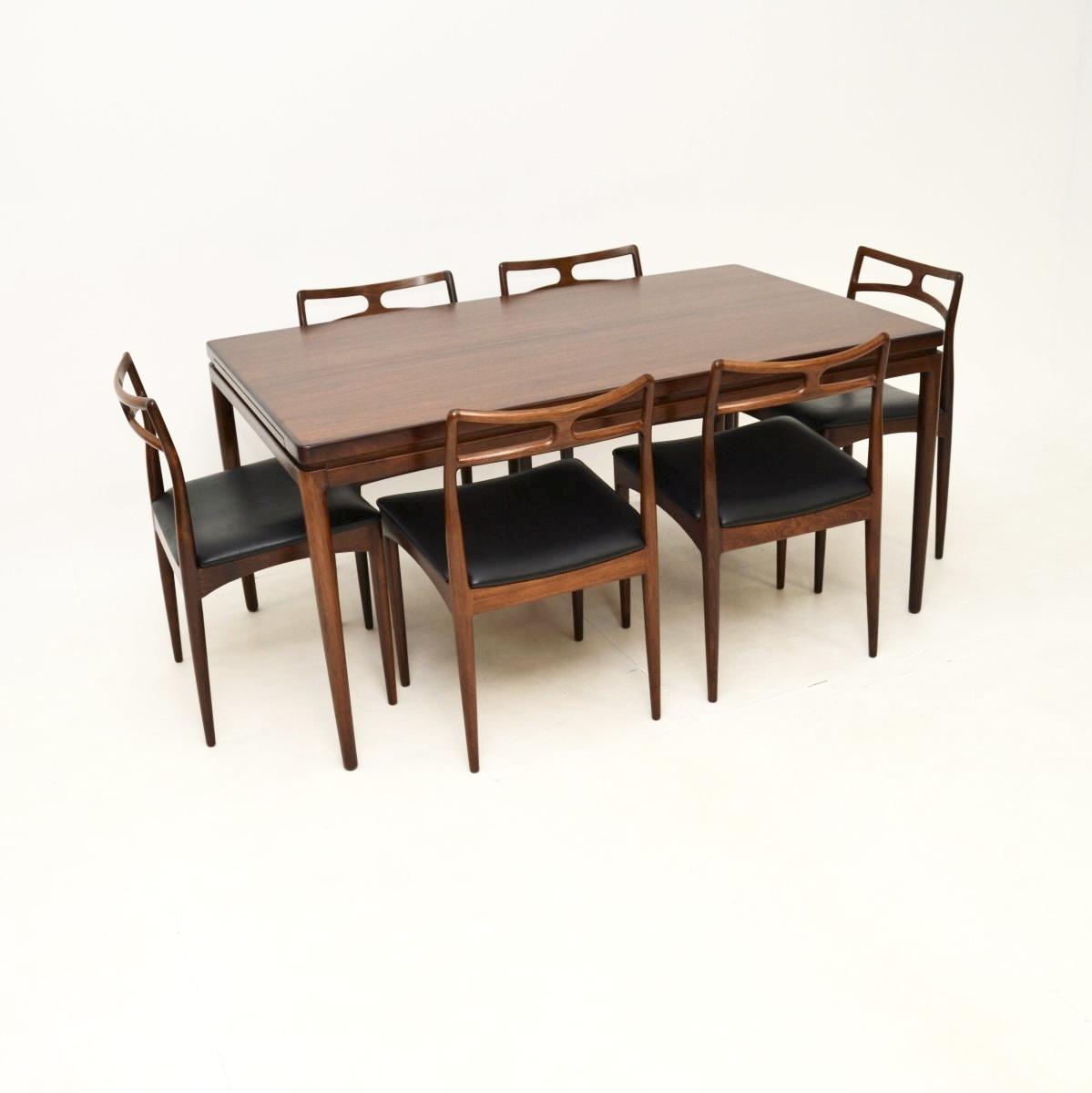 Danish Vintage Rosewood Dining Table & Chairs by Johannes Andersen for Christian Linneberg (1 of 16)